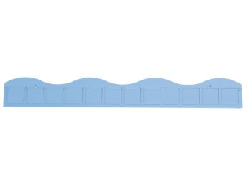 PORTACARTE DA MURO Onde Lung. 120 cm