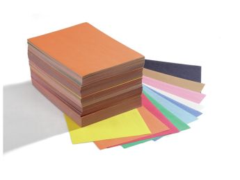 MAXI LOT FEUILLES DE PAPIER COULEUR 110 g