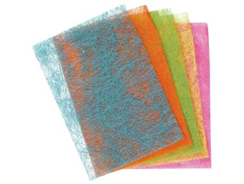 FEUILLES DE PAPIER SISAL Pailletées