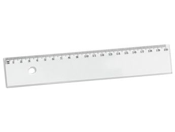 OUTIL DE TRAÇAGE ÉCONOMIQUE RÈGLE PLATE 20 cm