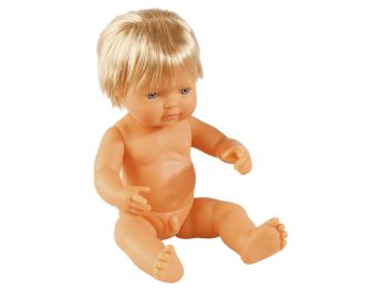 POUPÉE CORPS DUR AVEC CHEVEUX 38 CM Ruben