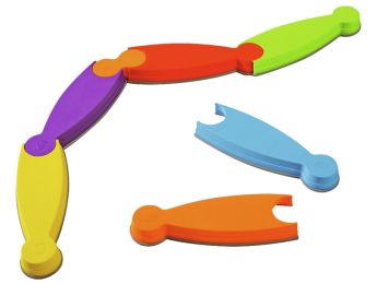 Gleichgewichtsparcours Fluss dynamische Farben