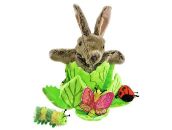 HIDE-AND-SEEK PUPPETS Rabbit in the lettuce