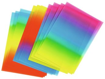 FEUILLES DE PAPIER VITRAIL 100 g Irisé