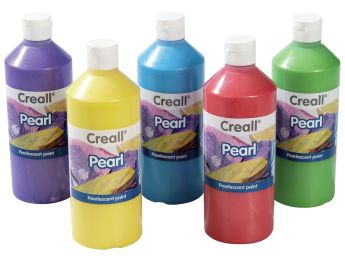 PEARLESCENT ACRYLIC PAINT - 500 ml bottle 500 ml bottles.