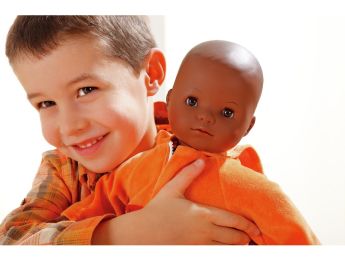 PUPPEN MIT FESTEM KÖRPER OHNE HAARE 32 CM Aaron