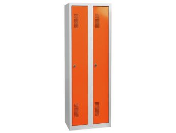 VESTIAIRE/PENDERIE MÉTALLIQUE 2 portes