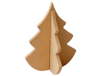 SAPIN 3D À DÉCORER H: 11 cm