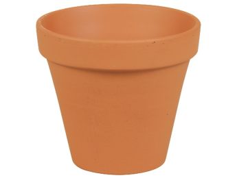 POT EN TERRE CUITE À DÉCORER H: 12 cm