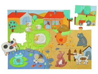 PUZZLE TACTILE La ferme