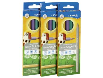 MAXI CRAYONS DE COULEUR ColorGiant Couleurs métallisées