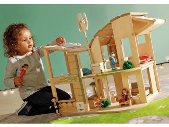 MAISON DE POUPÉES ÉCOLOGIQUE