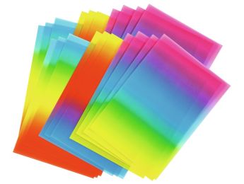 FEUILLES DE PAPIER VITRAIL 100 g Irisé