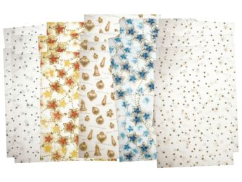 FEUILLES DE PAPIER TRANSLUCIDE 115 g Noël