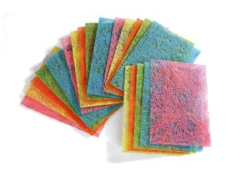 FEUILLES DE PAPIER SISAL PAILLETTES