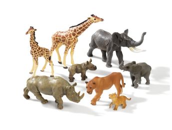 FIGURINES LES ANIMAUX DE LA SAVANE