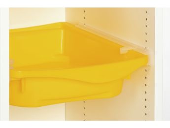 MATERIALKASTEN mit Schienen Höhe 9,5 cm