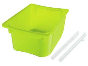 MATERIALKASTEN mit Schienen Höhe 20 cm