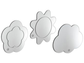 MIROIRS DÉCORS Nuage, soleil et fleur