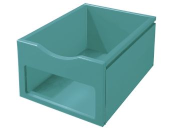 Materialkasten aus Holz Höhe: 20 cm