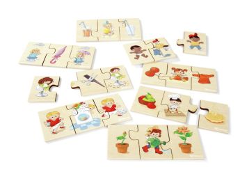 PUZZLE A 3 TAPPE SERIE Prima/dopo