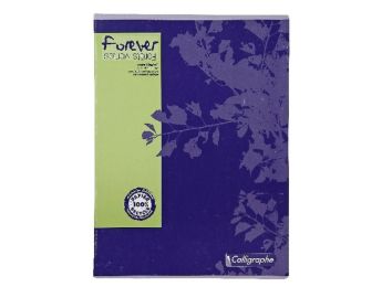 SET OF 10 EXERCISE BOOKS 24x32 cm - 96 pages - 100% recycled Séyès ruled paper