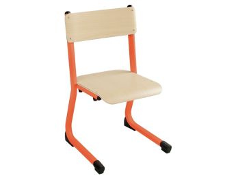 CADEIRA METÁLICA APOIO SOBRE A MESA T0