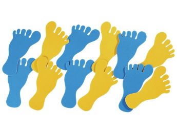 EMPREINTES MARQUAGE AU SOL En feutre Pieds