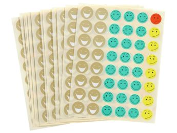 STICKERS Beoordelingstickers Smileys