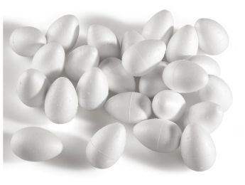 ŒUFS EN POLYSTYRÈNE À DÉCORER