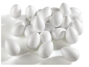 POLYSTYRENE EGGS TO DECORATE