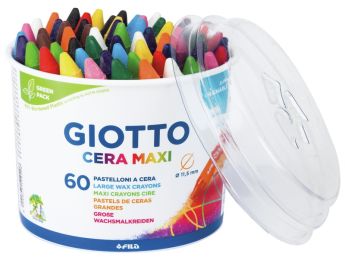 CRAYONS DE CIRE Cera Maxi Pointe large x60