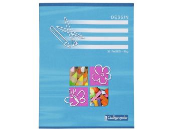 SET OF 5 DRAWING BOOKS 17x22 cm - 32 pages