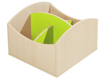 MITTLERER BÜCHERKASTEN EINFACHES SITZKISSEN