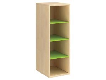 MEUBLE MÉLAMINÉ H: 102 cm - L: 36 cm 3 étagères