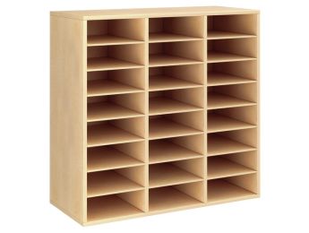 MEUBLE MÉLAMINÉ H: 102 cm - L: 105 cm 21 étagères