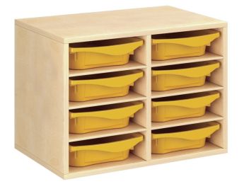 MÖBEL MIT MELAMINBESCHICHTUNG H: 51 cm - B: 70,5 cm 8 Behälter - 6...