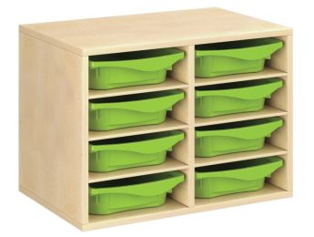 MÖBEL MIT MELAMINBESCHICHTUNG H: 51 cm - B: 70,5 cm 8 Behälter - 6...