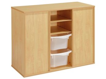 SET Stoppschienen (10 Behälter - 4 Bücherbretter)