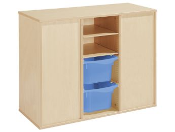 SET Stoppschienen (10 Behälter - 4 Bücherbretter)
