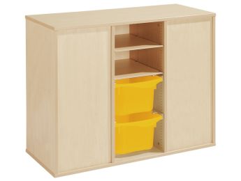SET Stoppschienen (10 Behälter - 4 Bücherbretter)