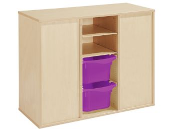 SET Stoppschienen (10 Behälter - 4 Bücherbretter)