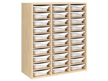 MÖBELSTÜCK MIT MELAMINBESCHICHTUNG H: 118 cm - L: 105 cm 30 Behälter - 27...