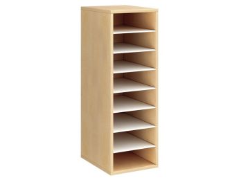MEUBLE MÉLAMINÉ H: 102 cm - L: 36 cm 7 étagères
