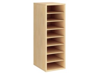 MEUBLE MÉLAMINÉ H: 102 cm - L: 36 cm 7 étagères