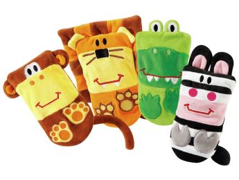 MAXI PACK of DOULOULOU GLOVE PUPPETS Wild animals