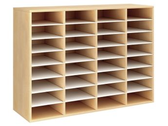 GEMELAMINEERD MEUBEL H: 102 cm - L: 139 cm 28 plankjes