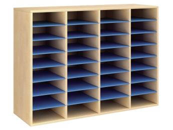 GEMELAMINEERD MEUBEL H: 102 cm - L: 139 cm 28 plankjes