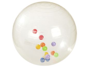 BALÃO DE CRISTAL COM PEQUENAS BOLAS MULTICORES