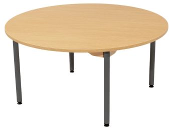 TABLE INSONORISÉE - PIÉTEMENT MÉTAL - Rond Ø 120 cm